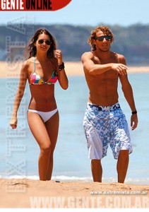  Diego Forlán ,Zaira Nara, Casillas ,  Carbonero