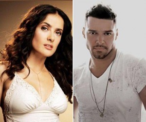 Salma Hayek ,Ricky Martin