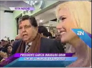 Alan García, Valeria Mazza