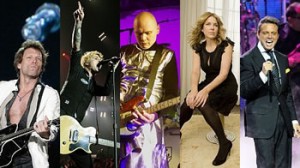  Alejandro Sanz, Luis Miguel, Jonas Brothers, Bon Jovi, Green Day, Limp Bizkit, Rob Halford, Smashing Pumpkins, Diana Krall