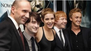 Daniel Radcliffe, Emma Watson, Rupert Grint, Ralph Fiennes, Tom Felton