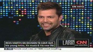 Ricky Martin, Larry King