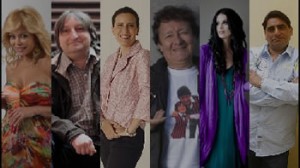 Gisela Valcárcel, Adolfo Chuiman, Sol Carreño, Fiorella Rodríguez, Carlos Alvarez, Gonzalo Torres, Carlos