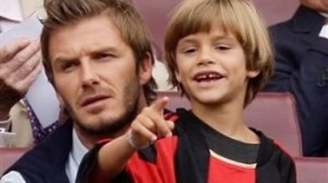 David Beckham, Victoria Beckham, Romeo Beckham