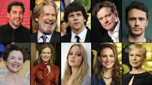 Nicole Kidman, Natalie Portman, Jeff Bridges, Javier Bardem, Colin Firth, Jesse Eisenberg, James Franco, Annette Bening