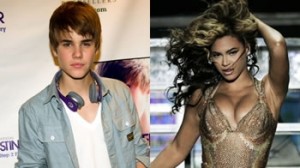 Beyoncé, Jay Z, Justin Bieber, Selena Gómez