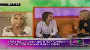 Laura Bozzo, Cristian Zuárez