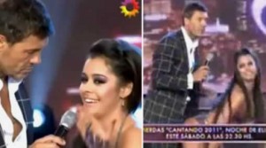 Marcelo Tinelli, Larissa Riquelme