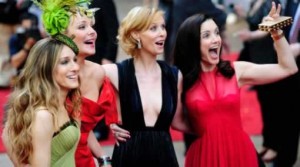 Sarah Jessica Parker, Selena Gómez, Cynthia Nixon, Kim Cattrall, Kristin Davis