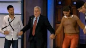 Novak Djokovic, Jay Leno, Katie Holmes