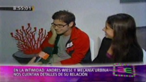 Melania Urbina, Andrés Wiese