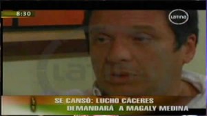 Magaly Medina, Carlos Guerrero, Lucho Cáceres