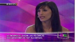 Reyes del show, Televisión, A las once empieza la noche, El gran show, Tati Alcántara