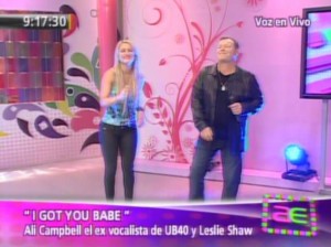 Ali Campbell , Leslie Shaw , Videos de Espectáculos , Video del Día