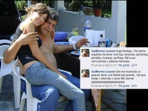 Tilsa Lozano , Guillermo Lozano , Facebook