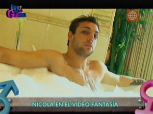 Nicola Porcella , Modelos , Esto es Guerra, Video Fantasía, América Televisión