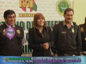 Magaly Medina , Dirincri , Magaly TeVe , Susy Díaz, robo, periodista, Salamanca, equipos, camaras