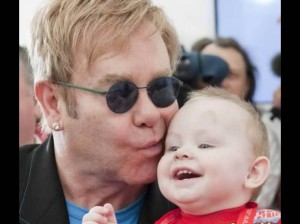 Elton John , David Furnish , Zachary