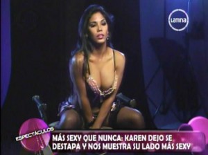 Karen Dejo , Videos de Espectáculos , Frecuencia Latina , Espectáculos con Sofía Franco