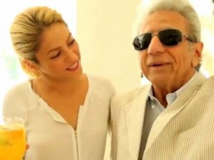 Música, Saludos de famosos, Hay amores, Shakira