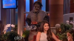 susto , programa , The Ellen Degeneres Show , Ellen Degeneres , Selena Gomez