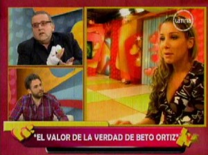 Amor amor amor , farándula peruana , El valor de la verdad , Beto Ortiz , Sofía Franco , Rodrigo González