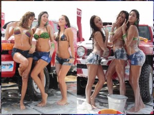 Campeonato Nacional de Drifting 2012 , Tilsa Lozano , Maricris Rubio , Jazmín Pinedo , La Chutana