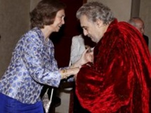 Plácido Domingo, Reina Sofía
