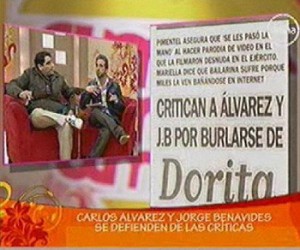 Carlos Álvarez, Jorge Benavides, Dorita Orbegoso