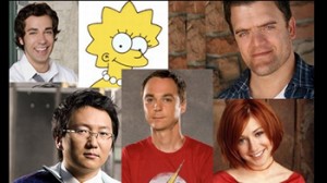 Lisa Simpson, Paul Pfeiffer, Sheldon Cooper, Hiro Nakamura