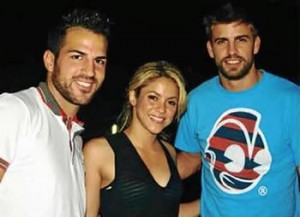 Shakira, Gerard Piqué, Antonio de la Rúa