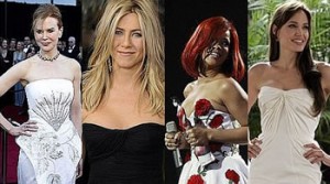 Angelina Jolie, Rihanna, Jennifer Aniston, Nicole Kidman