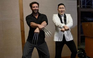 Cine, Wolverine, Gangnam Style, El baile del caballo, Hugh Jackman, Psy, Cine