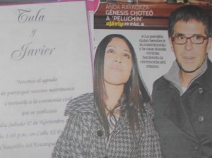 Tula Rodríguez , Javier Carmona , Matrimonio , Diario Ajá